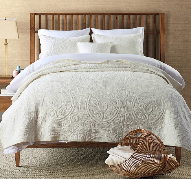 Macey Moore Baroque Ivory Coverlet Set Suits All Sizes Home